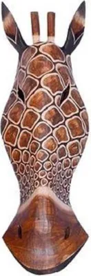 Produktbild von Maske Giraffe 50 cm, Holz-Maske aus Bali, Wandmaske