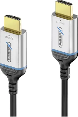 Produktbild von FiberX FX-I380-015, 15 m, HDMI Typ A (Standard), HDMI Typ A (Standard), 48 Gbit/s, Schwarz
