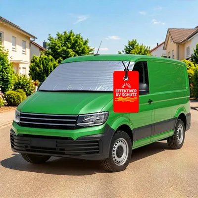 Produktbild von WALSER Sonnenschutz Auto Frontscheibe L, Frontscheibenabdeckung Sommer, Scheibenabdeckung UV-Schutz, Hitzeschutz Windschutzscheibe, Sonnenblende Autoabdeckung faltbar, Thermoschutz SUV PKW 230x110 cm