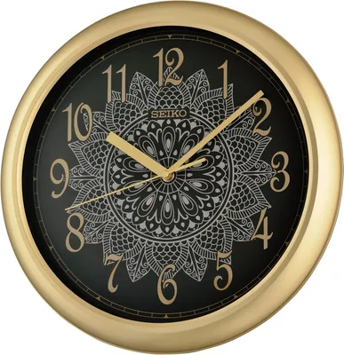 Immagine prodotto di Seiko QHA018G Orologio da parete al quarzo colore oro/nero