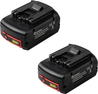 Obrázek produktu pro Baterie, kapacita 6000 mAh, kompatibilní s elektrickým nářadím, 2 kusy, 18V