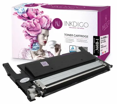 Produktbild von Inkdigo Toner CLT-K406S für Samsung CLP-360, CLP-360N, CLP-360ND, CLP-365 – Schwarz, 1500 Seiten,, KI-generiertes Bild