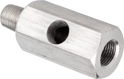 Obrázek produktu pro 1/8" BSPT T-adaptér pro snímač tlaku oleje Přívodní potrubí turbodmychadla