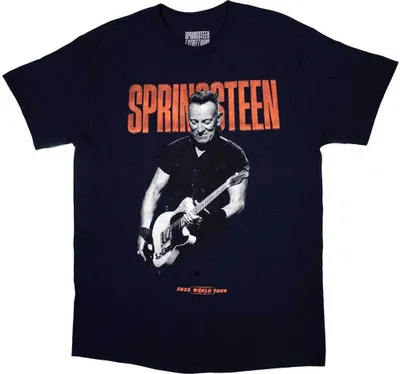 Produktbild von Bruce Springsteen - "Tour ´23" T-Shirt für Herren/Damen Uni RO10508 (L) (Marineblau)