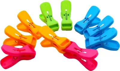 Produktbild von EDUPLAY 110351 Universalklammern Kunststoff, mehrfarbig, 10-teilig (1 Set)