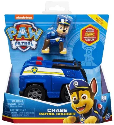 Zdjęcie produktu dla PAW Patrol PAW VHC BscV LwPrc Chase UPCX GML, Samochód, Paw Patrol, 3 lat(a), Czarny, Niebieski, Biały