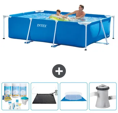 Obrázok produktu pre Obdĺžnikový bazén s rámom – 260 x 160 x 65 cm – 5-dielny – S20826
