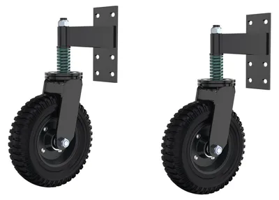 Torlaufrollen für Außentore, 272 kg Tragkraft, 150 mm, 2 Stück