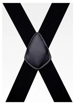 Produktbild von Verstellbare elastische Hosenträger für Herren, 3,5 cm breit, mit 4 starken X-Form Clips, für Herren und Damen
