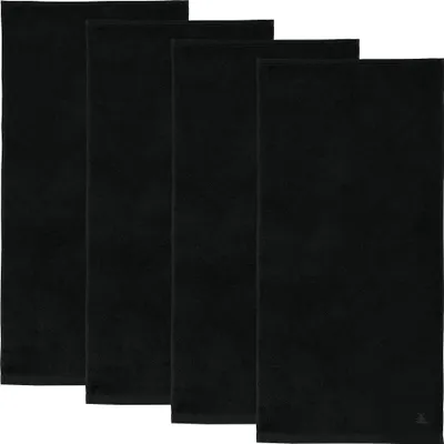 Produktbild von Erwin Müller Duschtuch Heidenheim" 4er-Pack schwarz 80x160 cm"