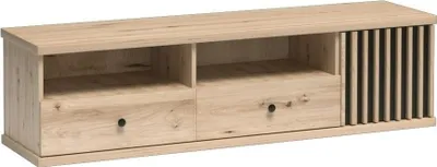 Produktbild von MINIO go for it, TV-Schränk "CALI 6", Lamellen, 160 cm, Artisan Eiche / Schwarze Farbe