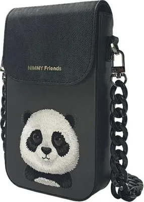 Obrázok produktu pre NIMMY taška na telefón BIG EYED PET 2.0 Panda čierna