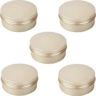 Produktbild von INF Aluminiumdose mit Schraubverschluss 10 ml 5er-Pack Gold