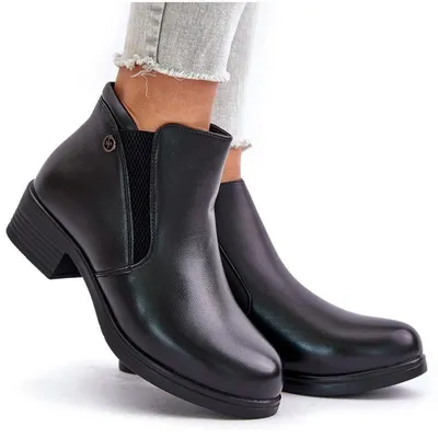Produktbild von Stiefeletten Mit Niedrigem Schaft Gefüttert Mit Fell Vinceza 85150 Schwarz 38