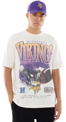 Produktbild von New Era NFL Shirt - VINTAGE Minnesota Vikings creme - XXL