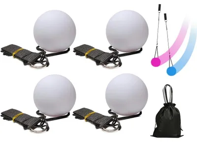 Obrázek produktu pro 4 LED kuličky s efektem duhových barev a stroboskopu