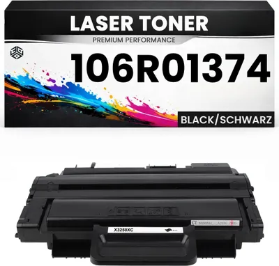 Produktbild von XXL Toner kompatibel für Xerox 106R01374 Phaser 3250D/3250DN in Schwarz