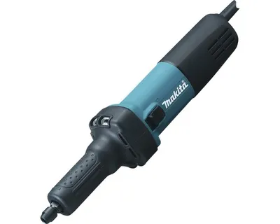A studio shot of a Makita die grinder on a white background.
