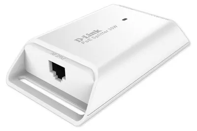 Image de Diviseur Gigabit PoE pour l'alimentation et les données, de couleur blanche