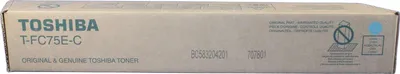 Produktbild von Toshiba T-FC75E-C Tonerkartusche 6AK00000251 Cyan für Toshiba e-Studio 5560c