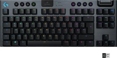 Produktbild von Logitech G G915 TKL Tenkeyless LIGHTSPEED Wireless RGB Mechanical Gaming Keyboard - GL Clicky - Kabel