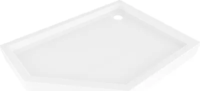Immagine prodotto di Mexen Flow+ piatto doccia pentagonale destro 100 x 90 cm, bianco lucido - 46P109010RH