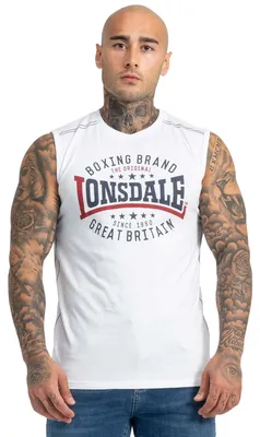 Obrázek produktu pro Tílko Lonsdale St. Agnes Velikost: XXL, Barva: bílá
