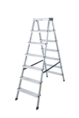Produktbild von Krause Dopplo Stufen Doppelleiter 2x7 Stufen