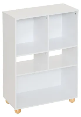 Produktbild von Regal mit 5 STORAGE-Behältern, 67,6 x 32 x 90,8 cm