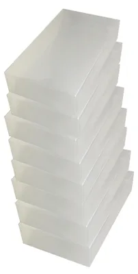 Produktbild von 8 DynaSun PP384 Transparente Schuh- und Stiefel-Aufbewahrungsbox für Damen