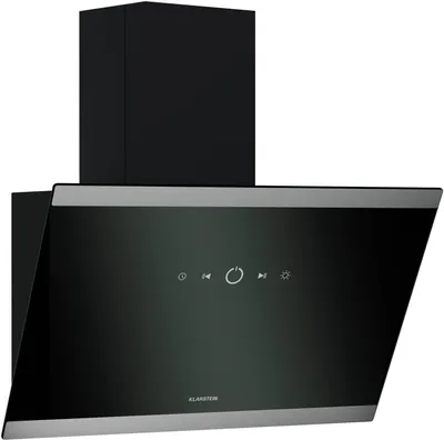 Obrázok produktu pre Klarstein FlashLine digestor - 60 cm digestor, dotykový displej, 524 m³/h, energetická účinnosť A++, LED osvetlenie, tichý 34,5 dB, čierny, režim odsávania vzduchu a recirkulácie