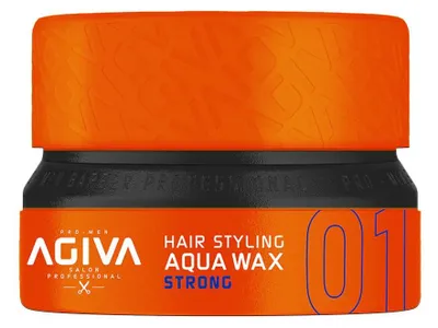 Produktbild von Agiva Haarwachs Aqua Strong – Starker Halt, Orange 155 ml