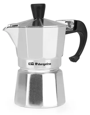Zdjęcie produktu dla Orbegozo KF 100, Kawiarka moka, Aluminium, Aluminium, 1 kub.