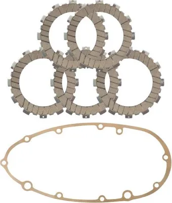 Produktbild von Kupplungslamellen Set + Kupplungsdeckeldichtung für Zündapp KS 125 175 Typ 521