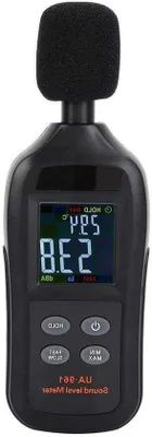 Productafbeelding van Decibelmeter Geluid - Geluidsmeter Digitaal - Geluidsniveau Meten - LCD Kleurendisplay - 35-135dB - Grijs