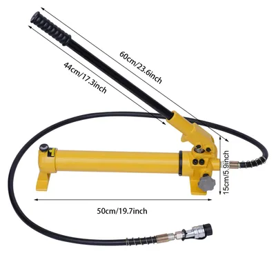 Obrázok produktu pre Hydraulická pumpa, tlak 70 MPa, objem náplne 700 cm³, farba: žltá