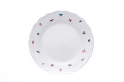Produktbild von Dessertteller, tschechisches Porzellan, Verona, 19 cm, Handkorb, G. Benedikt