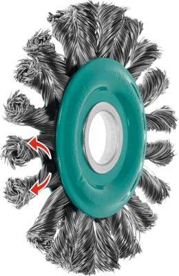 Immagine prodotto di Lessmann Zopf-Rundbürste gezopft Stahldraht 115 x 14 mm Rechts / Links