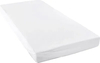 Produktbild von Hahn "Max" Jersey-Spannbetttuch Schutz wasserundurchlässig weiß 000 70x140 cm