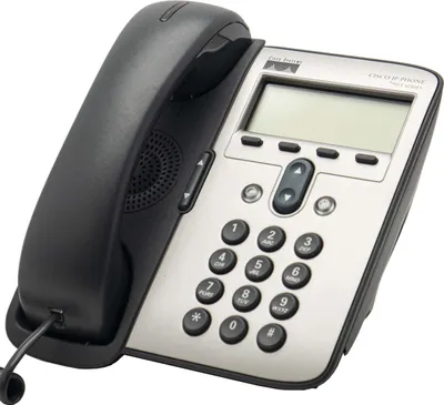 Produktbild von Cisco IP-Telefon, Modell 7905, CP-7905G, für den Geschäftsbereich, Büronutzung, mit Hörer, VoIP, PoE