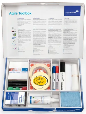 Produktbild von Legamaster Agile toolbox 500-teilig, Zubehörset, Mehrfarbig, 270 mm, 67 mm, 390 mm, 1,96 kg