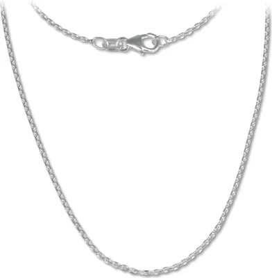 Productafbeelding van Zilveren ketting, 925 sterling zilver, 90 cm, sieraden, ankerketting, modelnummer D2SDK21190