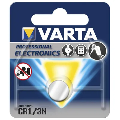 Produktbild von Varta -CR1/3N, Einwegbatterie, Lithium, 3 V, 1 Stück(e), 170 mAh, 10,8 mm