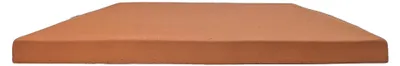 Image de Chapeau Pilier Rectangulaire 27x57 4 Pentes - Rouge
