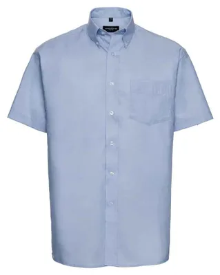 Produktbild von Russell Collection - "Classic" Hemd für Herren kurzärmlig LT5371 (4XL) (Dunkelblau)