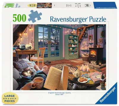 Zdjęcie produktu dla Ravensburger Cozy Retreat, 500 szt., Wakacje, 12 lat(a)