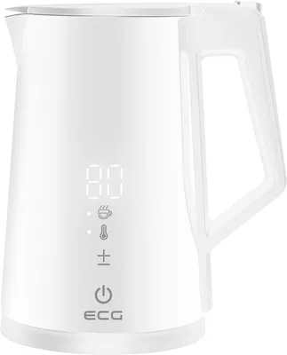 Immagine prodotto di ECG RK 1893 Digitouch White | Bollitore a doppia parete con controllo della temperatura | 1,7 litri | 2200 W |