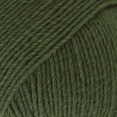 Produktbild von Drops Baumwolle Merino Uni Colour 22 Dark Green Strickgarn