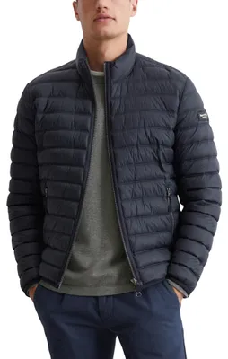 Produktbild von Marc O'Polo Herren Steppjacke mit Stehkragen leicht, Blau (Dark Navy), XS