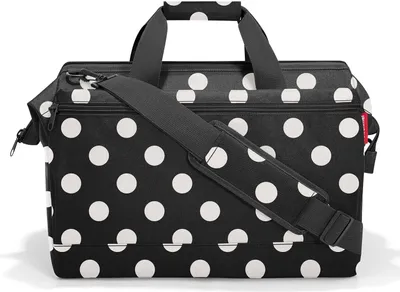 Produktbild von reisenthel travelling allrounder L pocket - Reisetasche 48 cm (dots white)